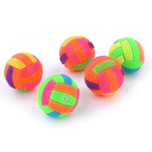 Glow & Squeak Dog Chew Ball