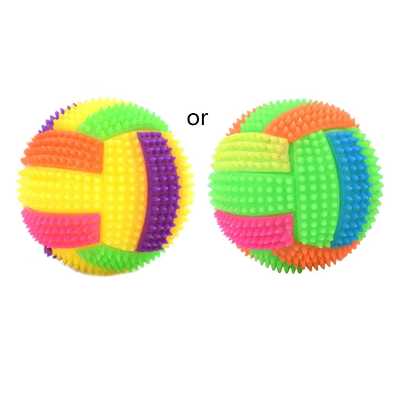 Glow & Squeak Dog Chew Ball