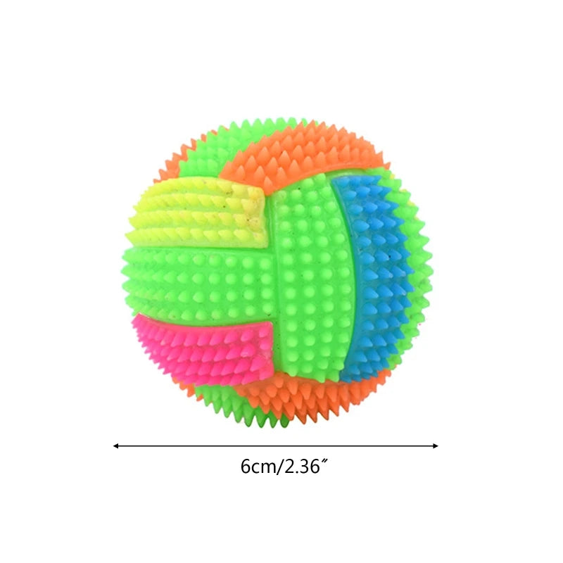 Glow & Squeak Dog Chew Ball