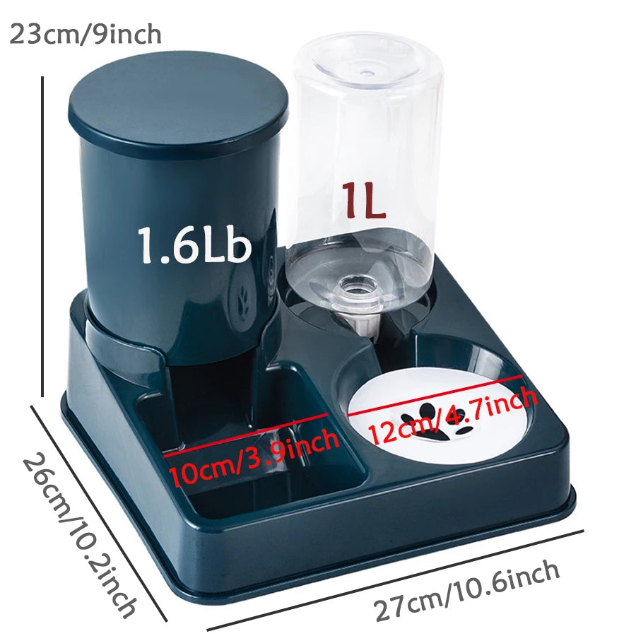Automatic Cat Feeder & Water Dispenser Set