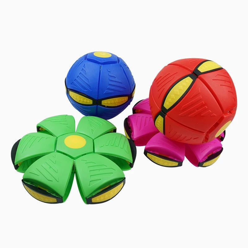 2-in-1 Flying Saucer & Bouncy Dog Ball
