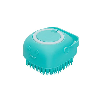 Dog Shower Brush with Shampoo Tank