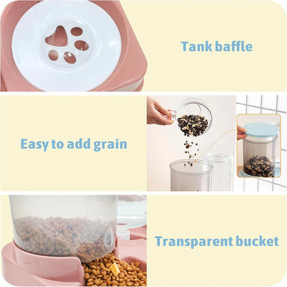Automatic Cat Feeder & Water Dispenser Set
