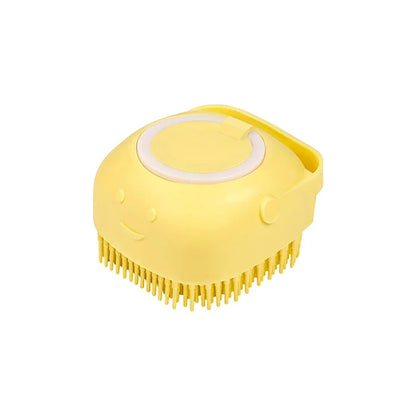 Dog Shower Brush with Shampoo Tank