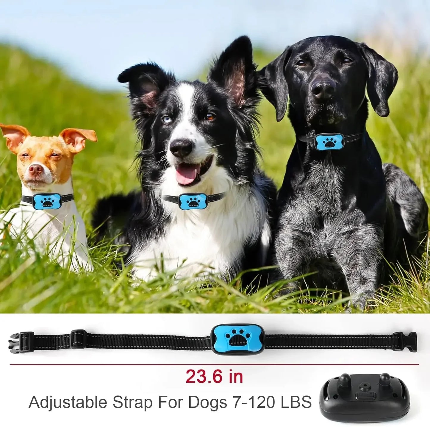 USB Rechargeable Anti-Barking Collar