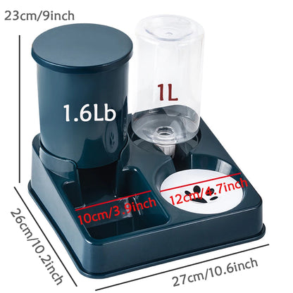 Automatic Cat Feeder & Water Dispenser Set