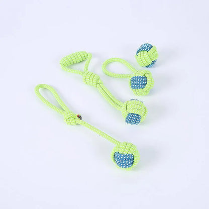 Portable Tug & Ball Dog Toy