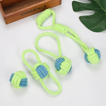 Portable Tug & Ball Dog Toy