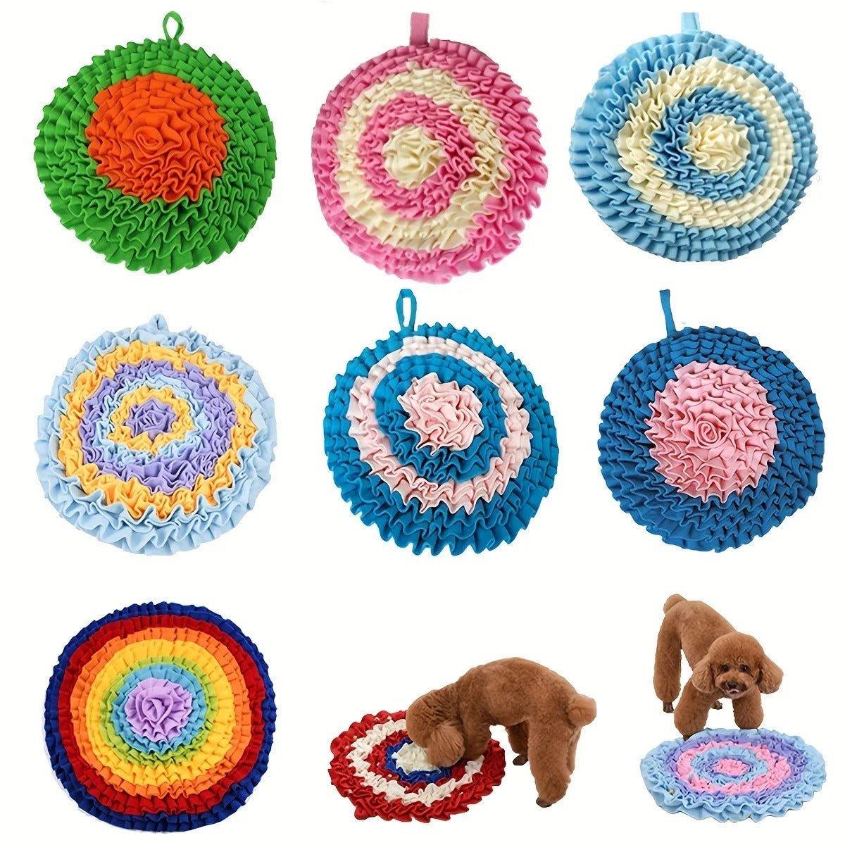 Dog Snuffle Mat – Slow Feeder & Anti-Anxiety Play Mat