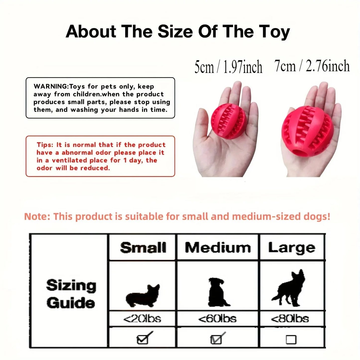 Treat Chew Ball for Dogs