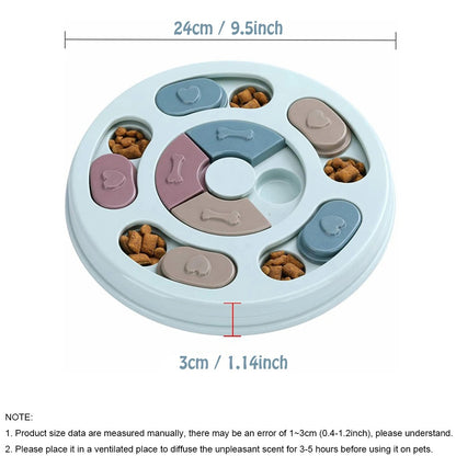 Interactive Slow Feeder Puzzle Bowl for Dogs