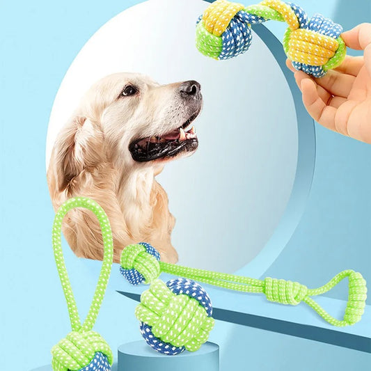 Portable Tug & Ball Dog Toy