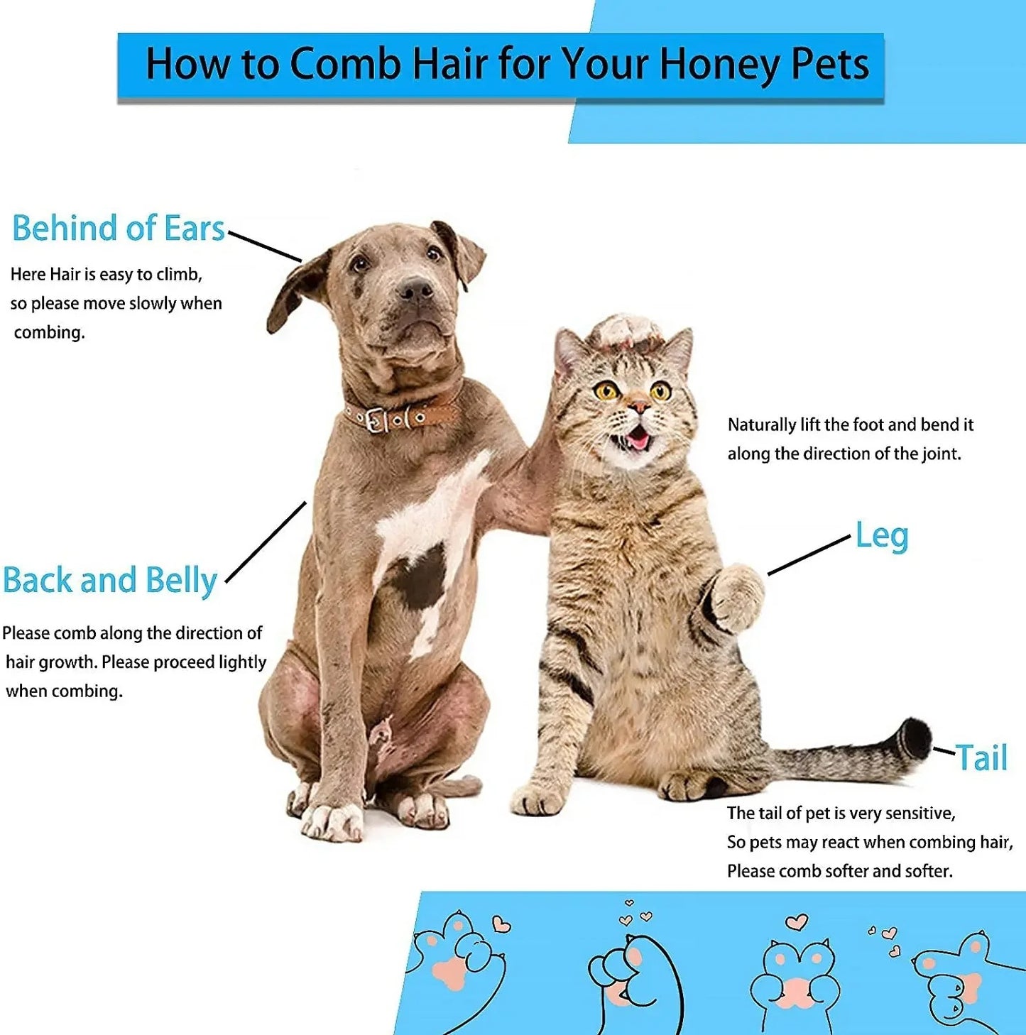 Dog & Cat Hair Remover Brush