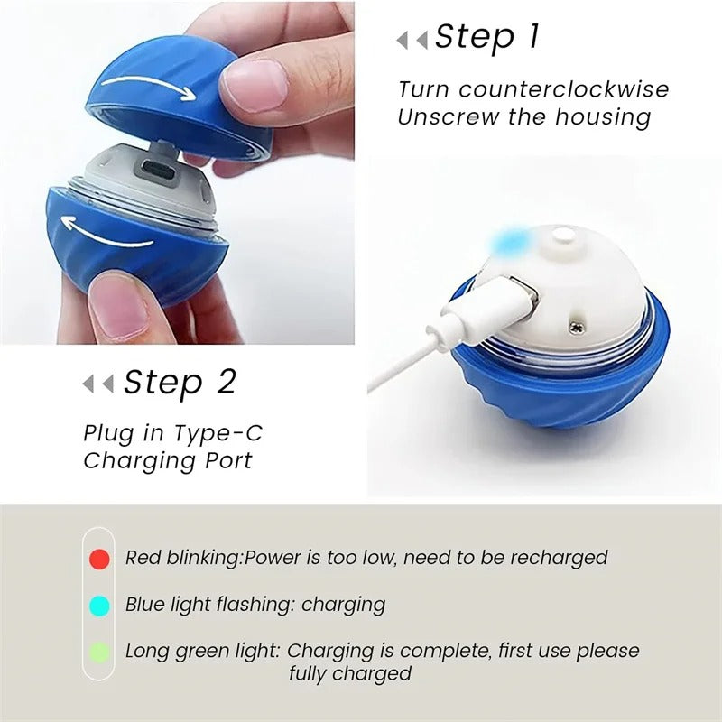 Smart Bounce Ball – USB Moving Dog Toy