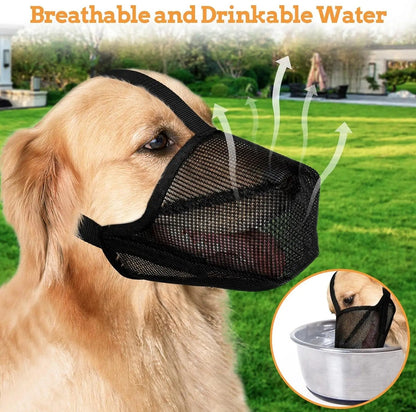 Soft Mesh Dog Muzzle